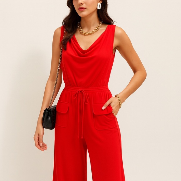 Vince Camuto Pants - Vince camuto cowl neck sleeveless cropped jumpsuit ❤️